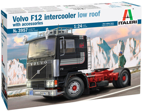 Italeri 3957 Volvo F12 Intercooler Low Roof with Accessories 1:24