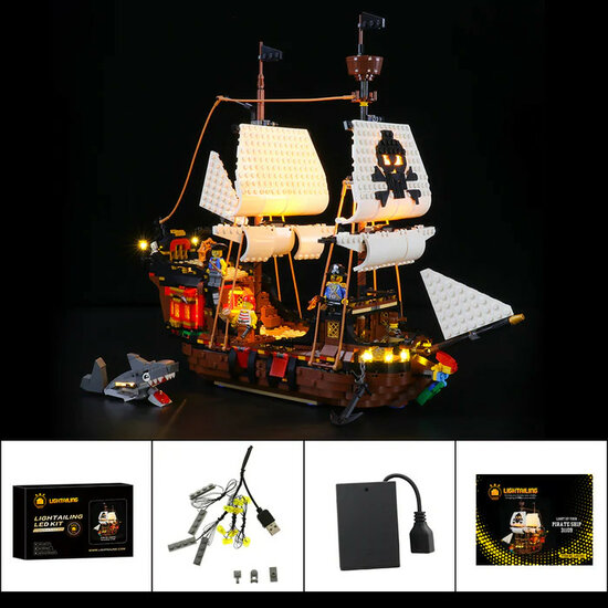 LED Verlichting voor LEGO 31109 Pirate Ship