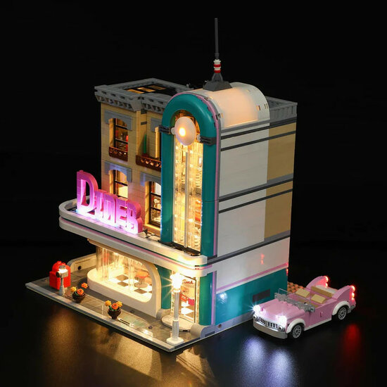 LED Verlichting voor LEGO 10260 Downtown Diner