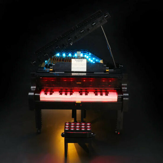 LED Verlichting voor LEGO 21323 Grand Piano