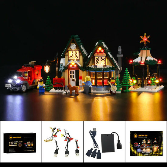 LED Verlichting voor LEGO 10222 Winter Village Post Office