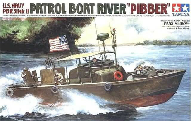 Tamiya 35150 U.S. Navy PBR 31 Mk.II Patrol Boat River &quot;Pibber&quot; 1/35