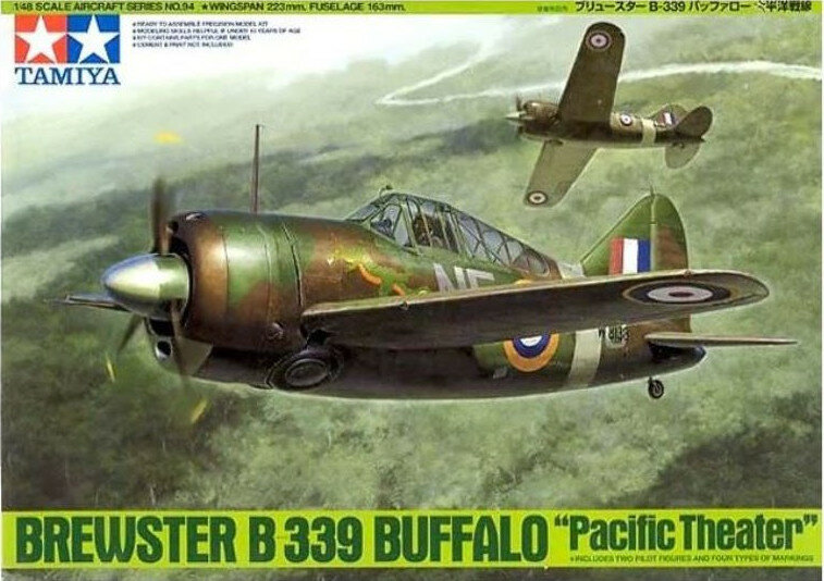 Tamiya 61094 Brewster B-339 Buffalo &quot;Pacific Theater&quot; 1/48