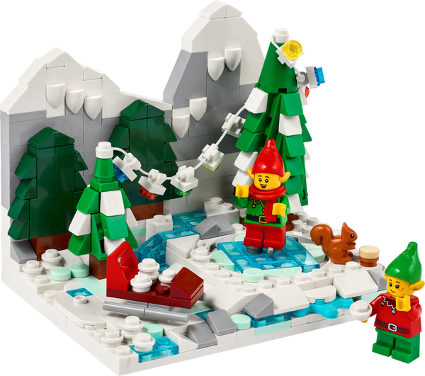 LEGO 40564 Wintertafereel met Elfen
