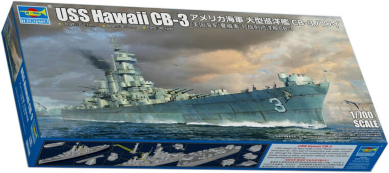 Trumpeter 06740 USS Hawaii CB-3 1/700