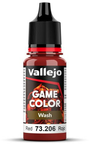 Vallejo 73206 Game Color Wash Red