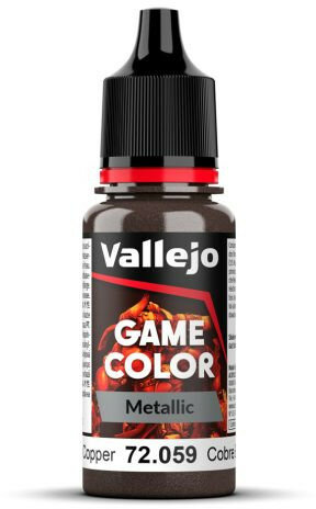 Vallejo 72059 Game Color Metallic Hammered Copper