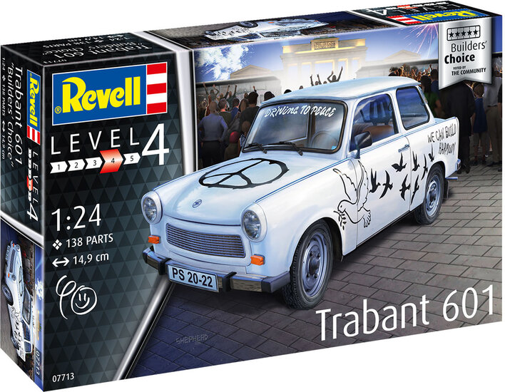 Revell 07713 Trabant 601S &quot;Builder&#039;s Choice&quot; 1:24