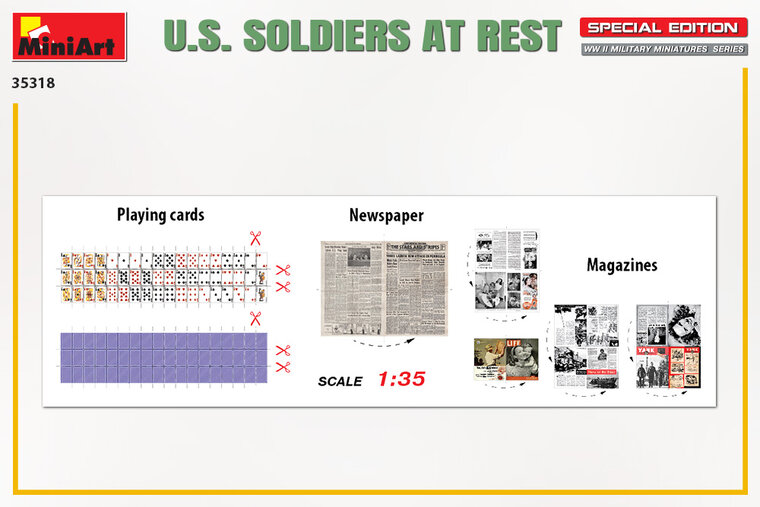 MiniArt 35318 US Soldiers at Rest 1/35