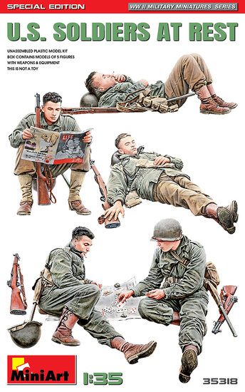 MiniArt 35318 US Soldiers at Rest 1/35