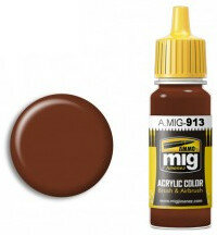 A.MIG 913 Red Brown Base 17ml Verf