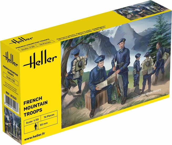 Heller 81223 French Mountain Troops 1/35