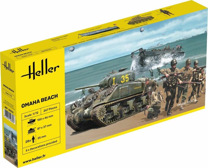 Heller 50332 Omaha Beach 1/72