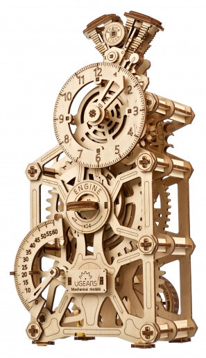 UGears Motor Klok Engine Clock