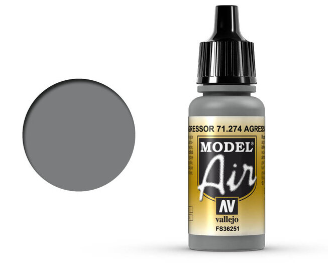 Vallejo Model Air Color 71.274 Agressor Gray