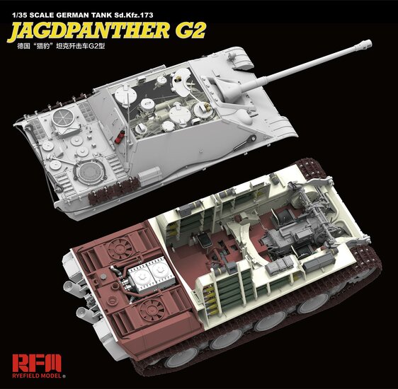 RyeField RM-5022 Sd.Kfz 173 Jagdpanther G2 1/35