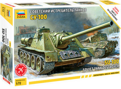Zvezda 5044 SU-100 Soviet Tank Destroyer 1/72