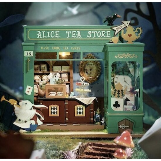 Robotime Alice&#039;s Tea Store #DG156