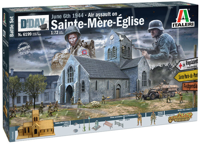 Italeri 6199 Battle of Normandy Sainte-M&egrave;re-Eglise 1/72