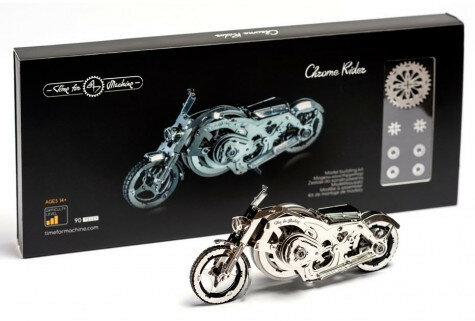 Metalen Bouwdoos Motor Chrome Rider #T4M38025