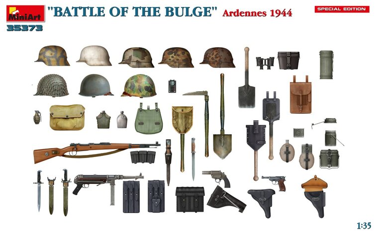 MiniArt 35373 &ldquo;BATTLE Of The Bulge&rdquo; Ardennes 1944 1:35