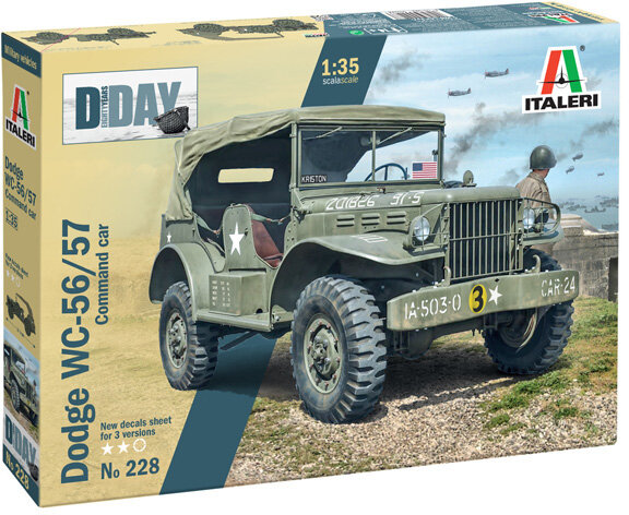 Italeri 228 Dodge WC-56/57 Command Car 1/35