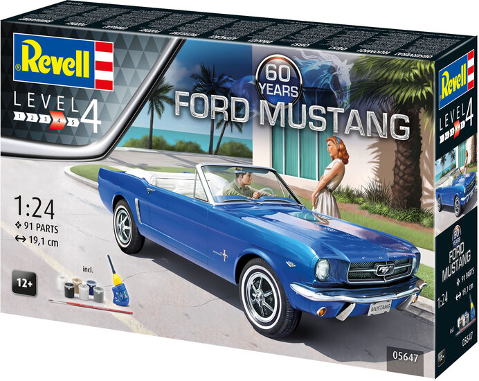 Revell 05647 60th Anniversary Ford Mustang 1:24