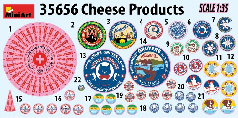 MiniArt 35656 Cheese Products 1/35