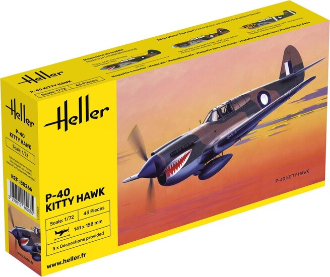 Heller 80266 P-40 Kitty Hawk 1/72