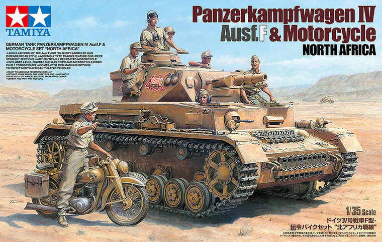 Tamiya 25208 Panzerkampfwagen IV Ausf. F 1/35