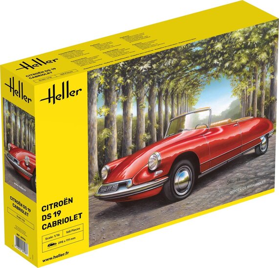 Heller 80796 Citroen Ds 19 Cabriolet 1/16