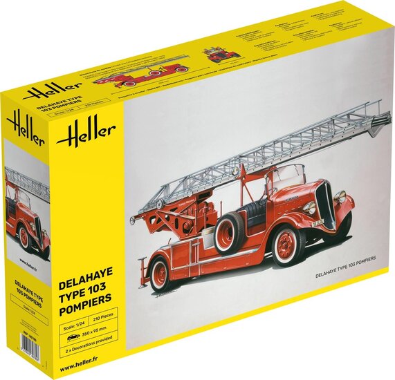 Heller 80780 Delahaye Type 103 Pompiers 1/24