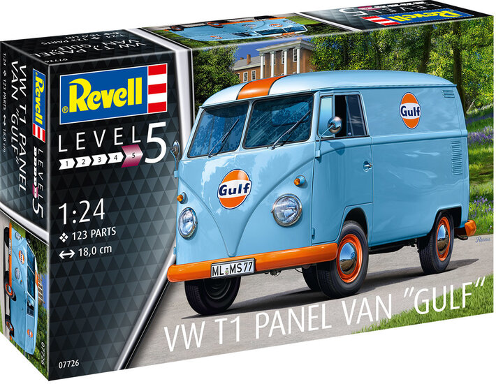 Revell 07726 VW T1 Panel Van (Gulf Decoration) 1/24