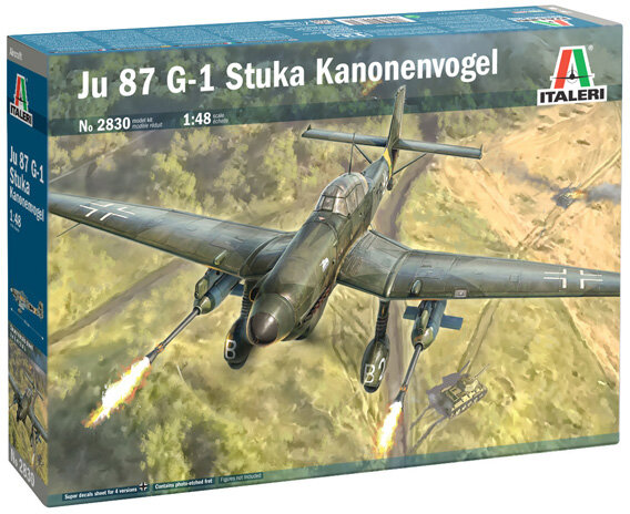 Italeri 2830 Ju 87 G-1 Stuka Kanonenvogel 1/48