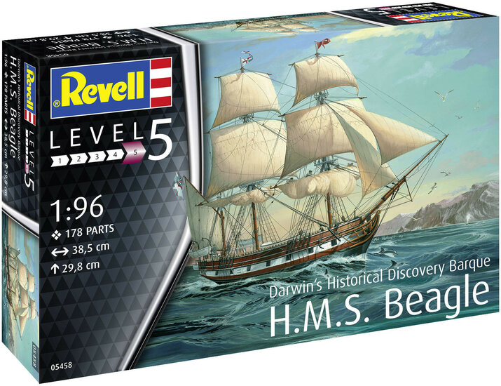 Revell 05458 H.M.S. Beagle 1/96