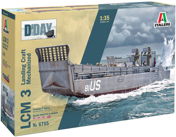 Italeri 6755 LCM 3 1/35 Landingsvaartuig