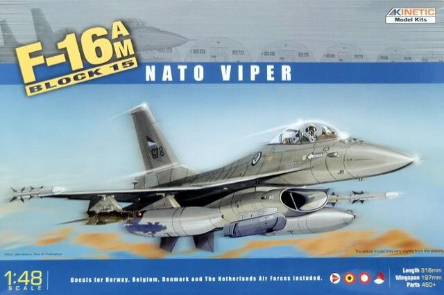 Kinetic 48002 F-16AM Block 15 NATO Viper 1/48