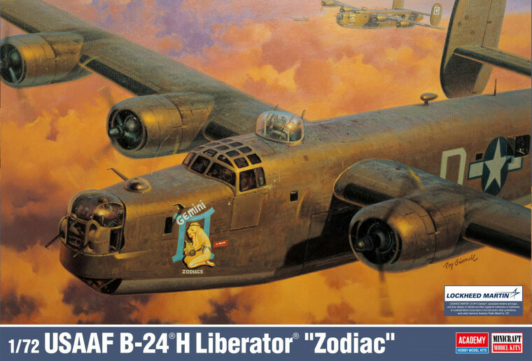 Academy 12584 USAAF B-24H Liberator &quot;Zodiac&quot; 1/72