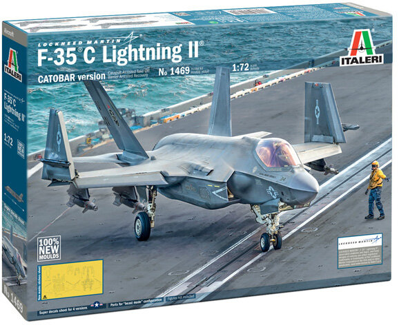 Italeri 1469 F-35C Lightning II &#039;&#039;CATOBAR version&#039;&#039; 1/72