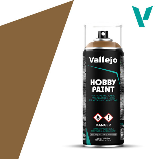 Vallejo 28014 Spuitbus Leather Brown Spray Paint