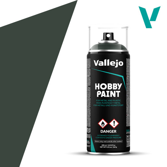 Vallejo 28026 Spuitbus Dark Green Spray Paint