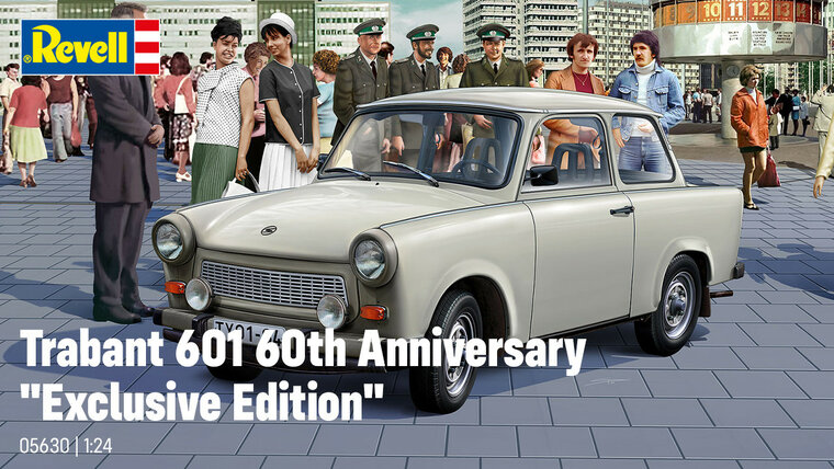 Revell 05630 60th Anniversary Trabant 601 &quot;Exclusive Edition&quot; 1/24