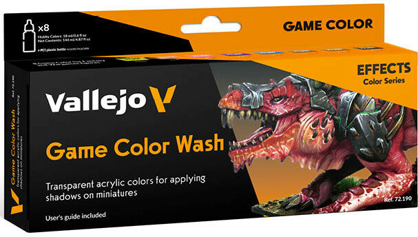 Vallejo 72190 Game Color Wash Paint Set