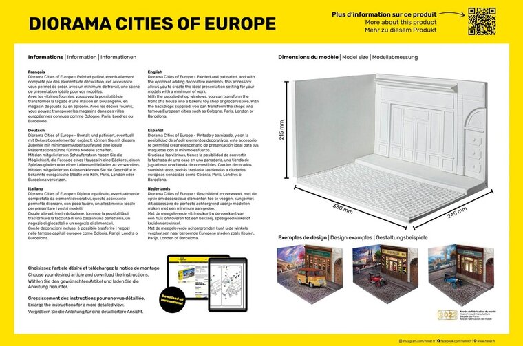 Heller 81256 Diorama Cities of Europe 