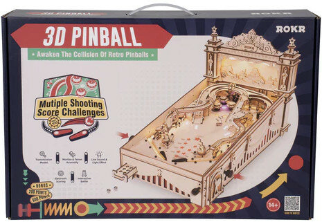 Robotime 3D Pinball Machine #EG01