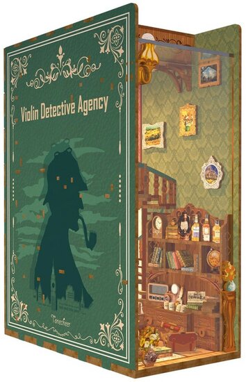 Tonecheer Book Nook Violin Detective Agency TQ117