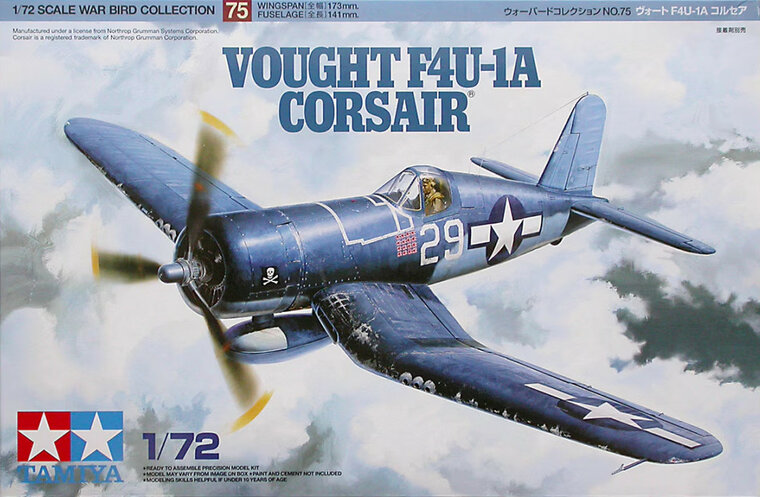 Tamiya 60775 Vought F4U-1A Corsair 1/72