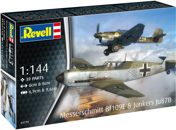 Revell 03770 Messerschmitt Bf109E - Junkers Ju87B Stuka 1/144