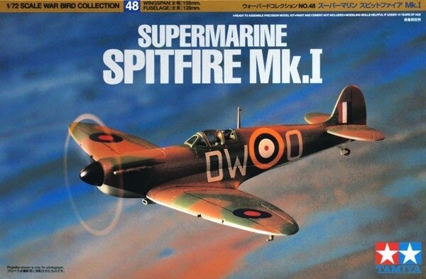 Tamiya Supermarine Spitfire Mk.I 1/72 (60748)