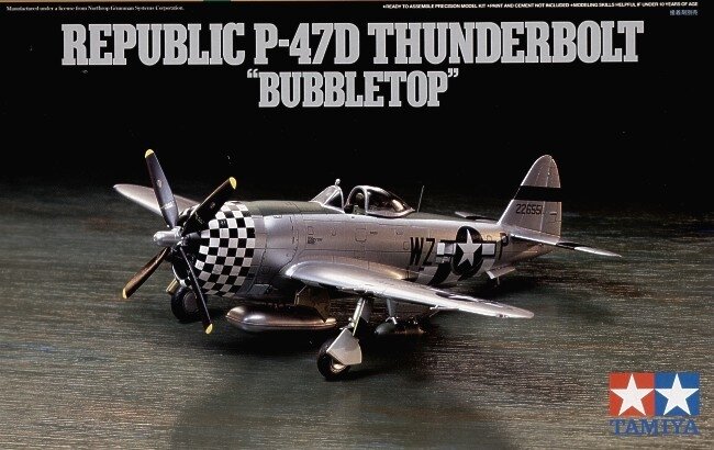 Tamiya Republic P-47D Thunderbolt Bubbletop 1/72 (60770)